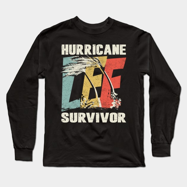 Hurricane Lee Survivor Long Sleeve T-Shirt by Etopix